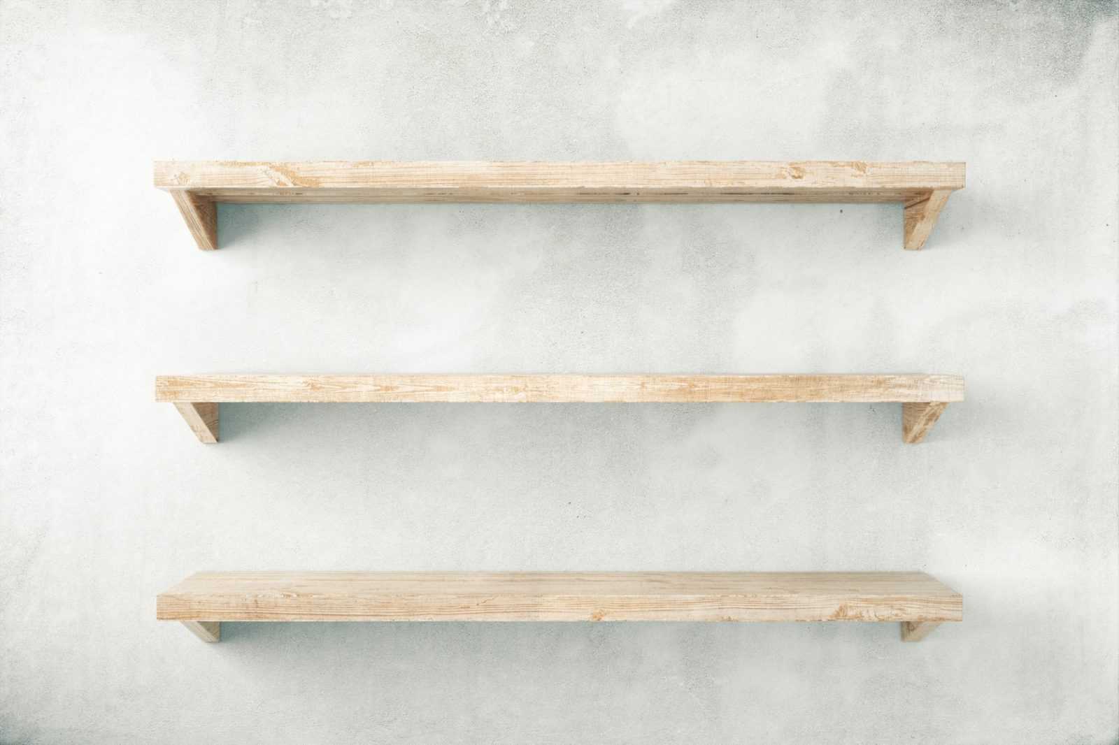 Shelves on concrete MAJOFESA